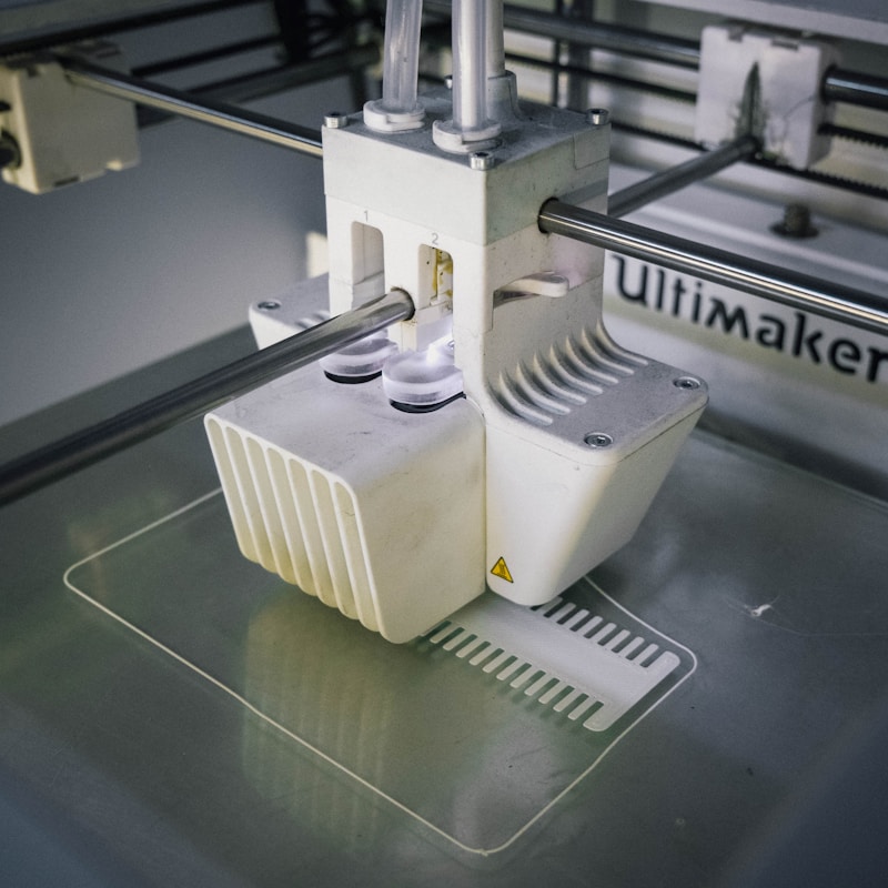 3D printer with slicer setup in workshop