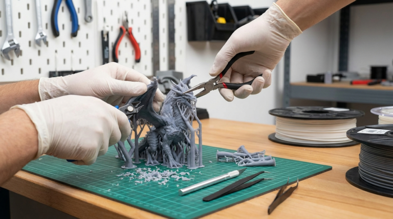 How to Remove 3D Printing Supports Cleanly (Without Ruining Your Print)