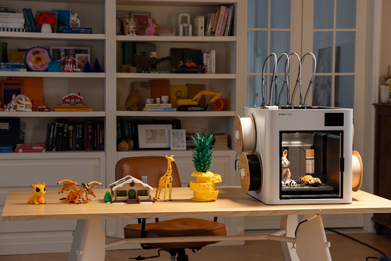 Dual extruder 3D printer set up for multi-material printing