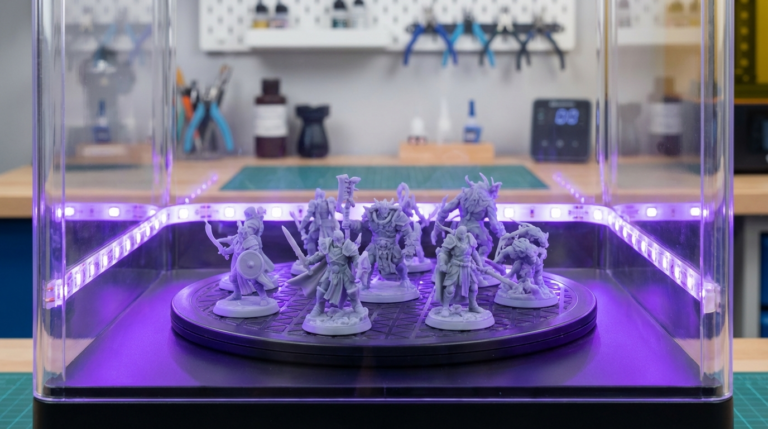 How to Post-Cure Resin 3D Prints: UV Settings, Times, and Methods That Actually Work