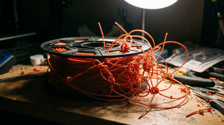 How to Fix Filament Tangling on Your 3D Printer Spool (And Prevent It)