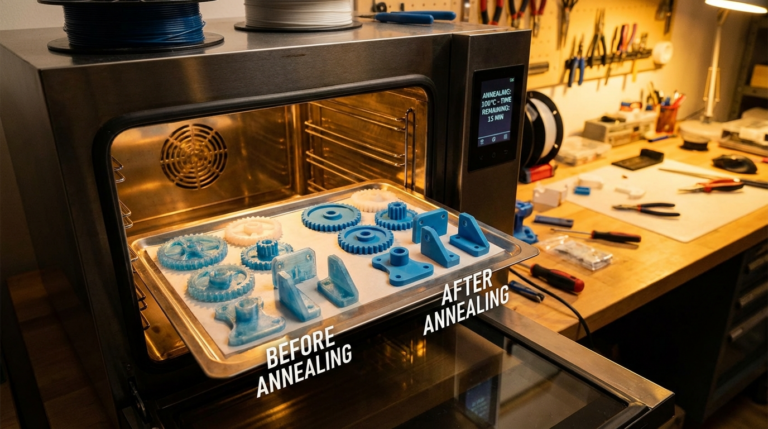 How to Anneal 3D Prints for Strength: PLA, PETG, and Beyond