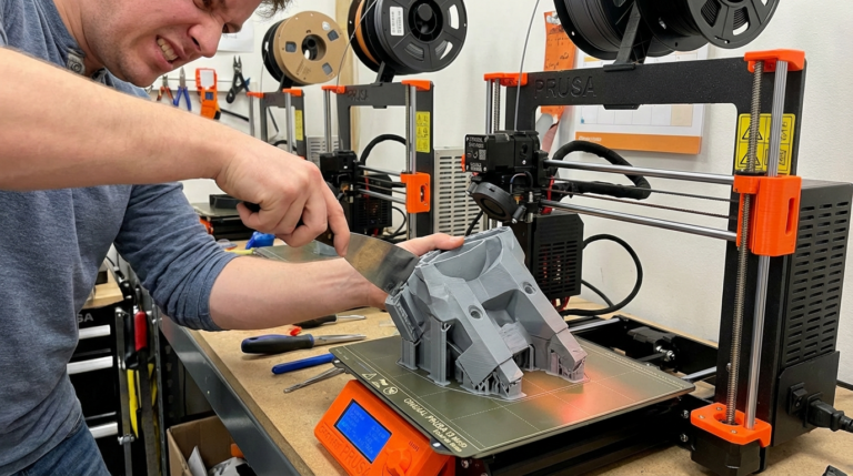 3D Print Stuck to Bed? How to Remove It Safely and Prevent Over-Adhesion