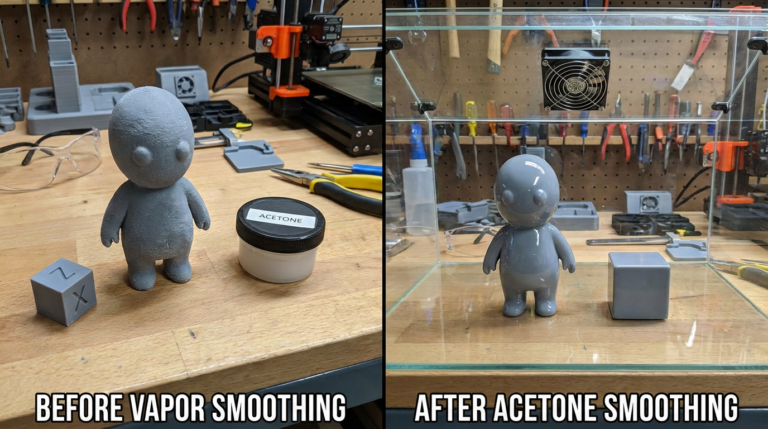 How to Vapor Smooth 3D Prints with Acetone: ABS Finishing Guide