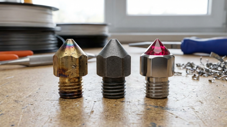 Hardened Steel vs Brass Nozzle: Which 3D Printer Nozzle Material Is Best?