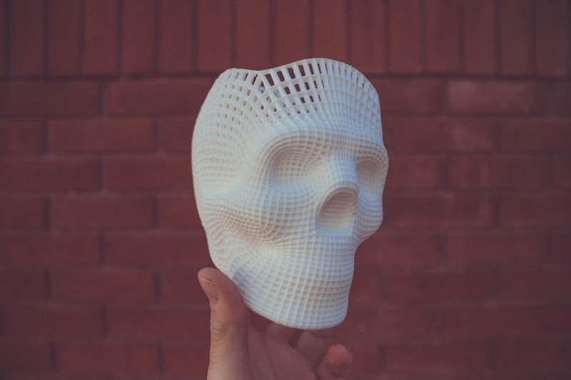 Detailed 3D printed objects showing fine resolution