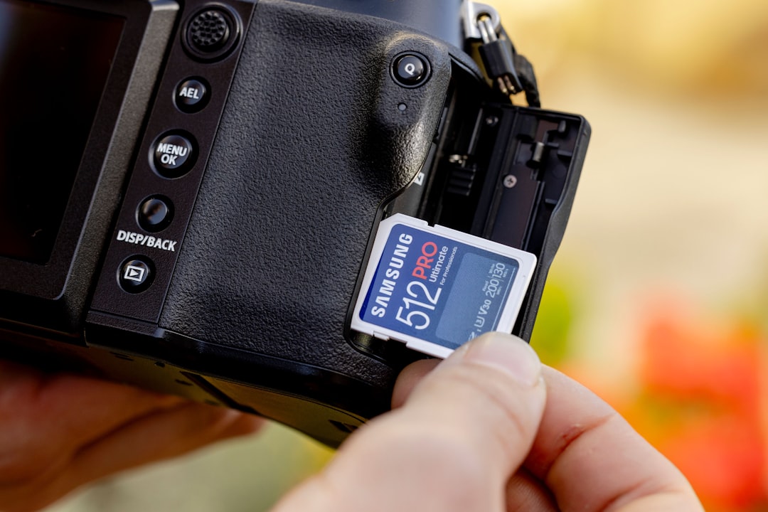 SD card and memory cards close-up
