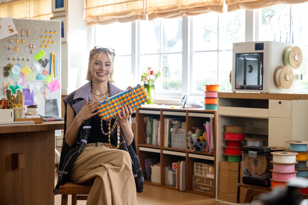 Multiple filament spools ready for multi-color 3D printing setup