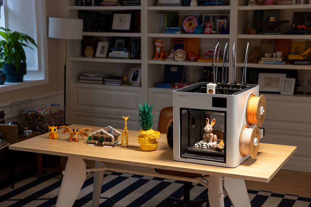 abs fdm 3d printer - filament spool closeup