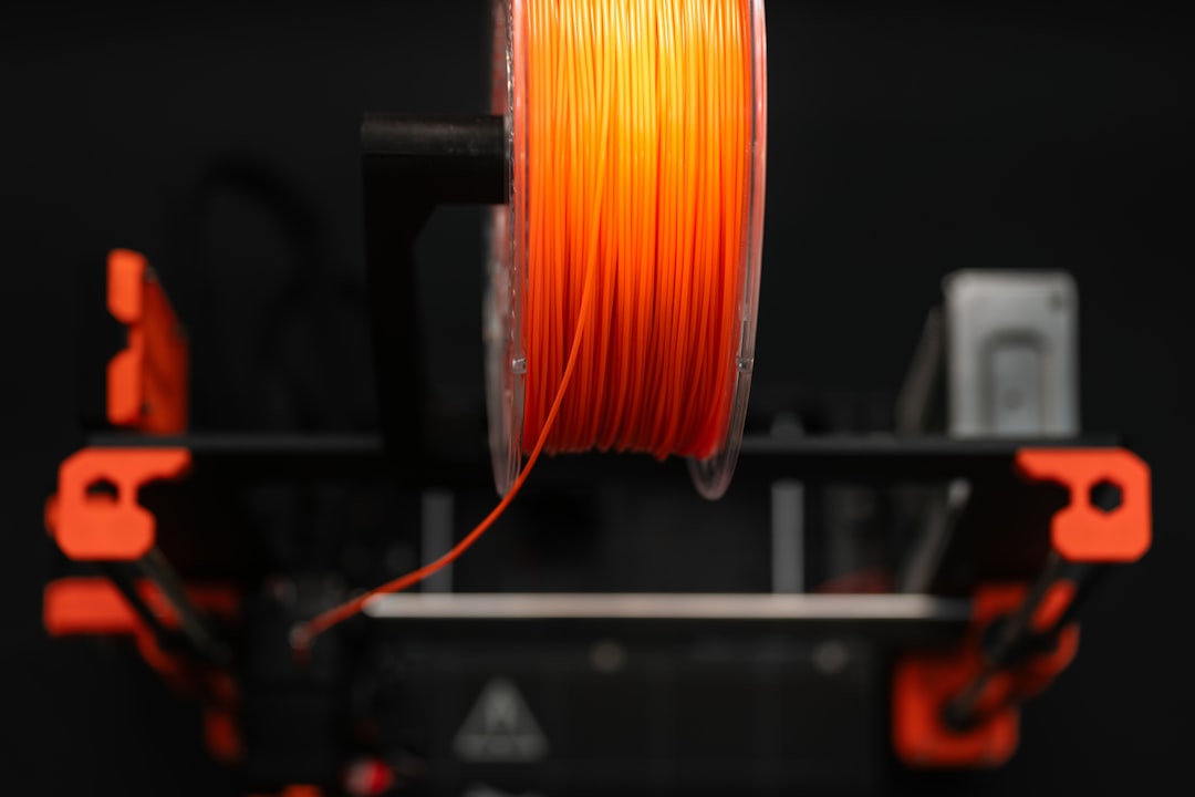 hatchbox filament review - filament spool closeup