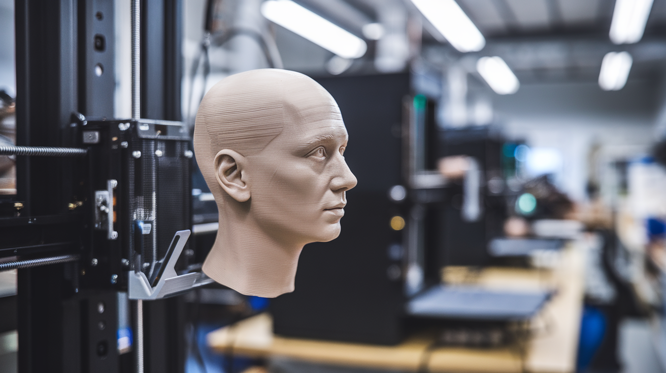 3d printer classroom safety enclosure ventilation requirements - finished print closeup