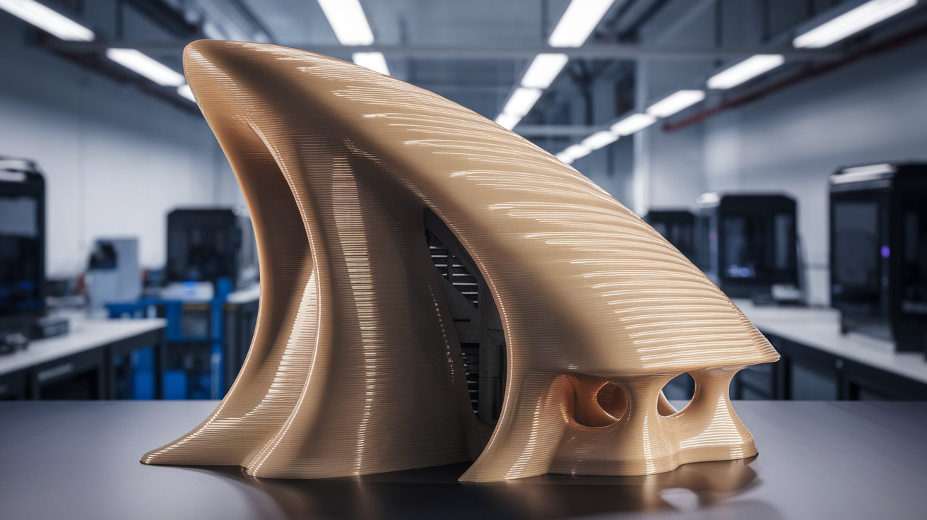 3d printer guide - finished print closeup