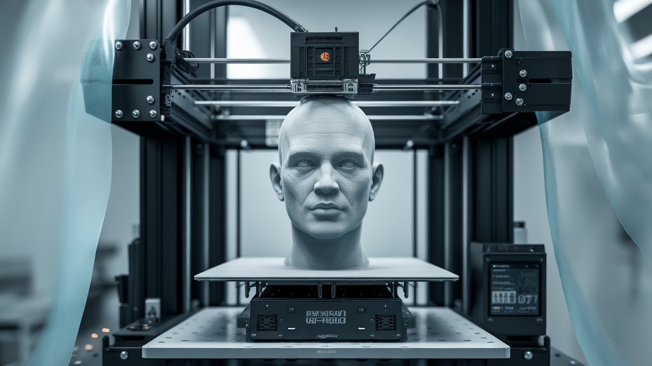 3d printer monitoring software - finished print closeup