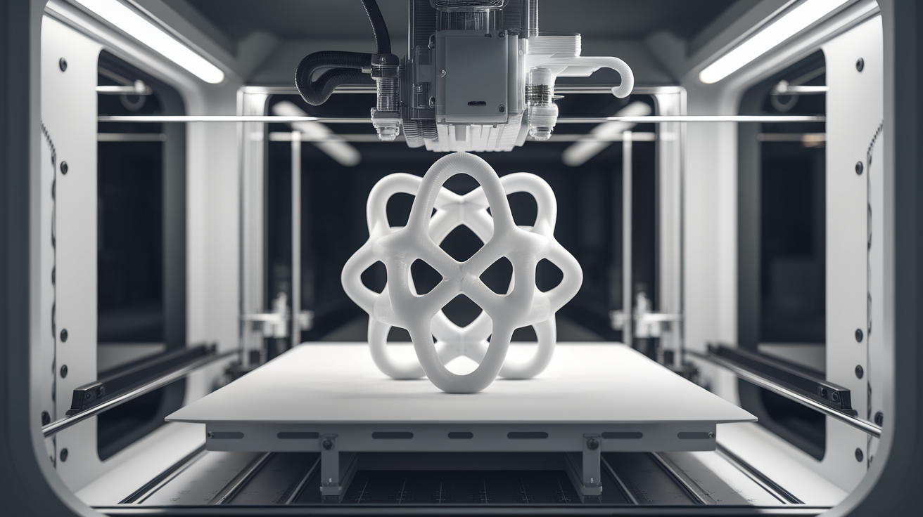 abs 3d printer enclosed - finished print closeup