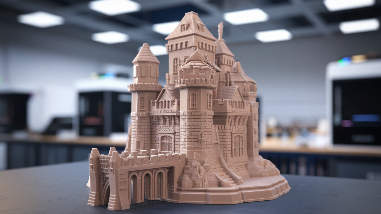 affordable 3d printers for schools - finished print closeup