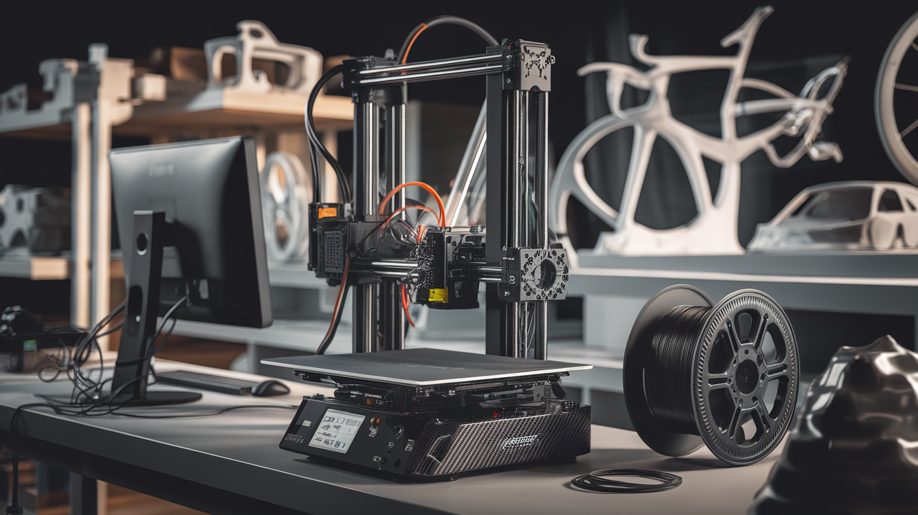 carbon fiber printing - hardware detail