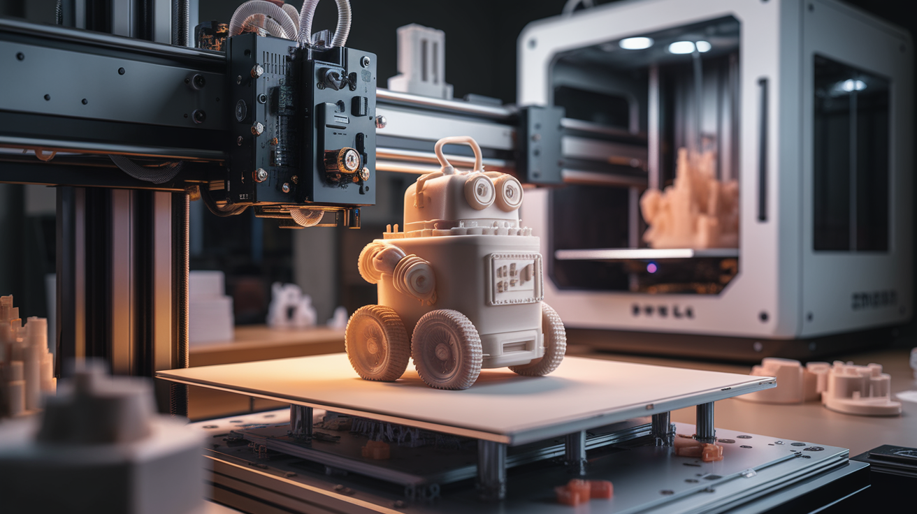 cheapest enclosed 3d printer - finished print closeup