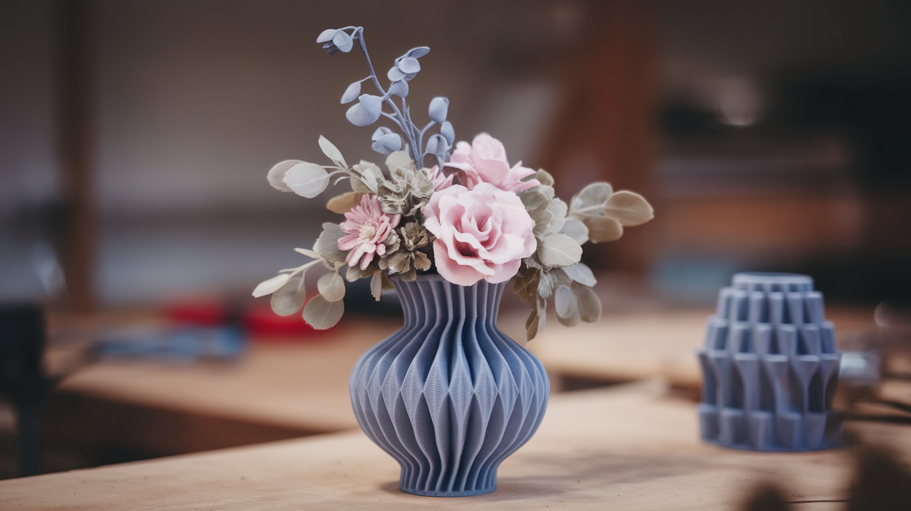 how to print in vase mode cura - finished print closeup