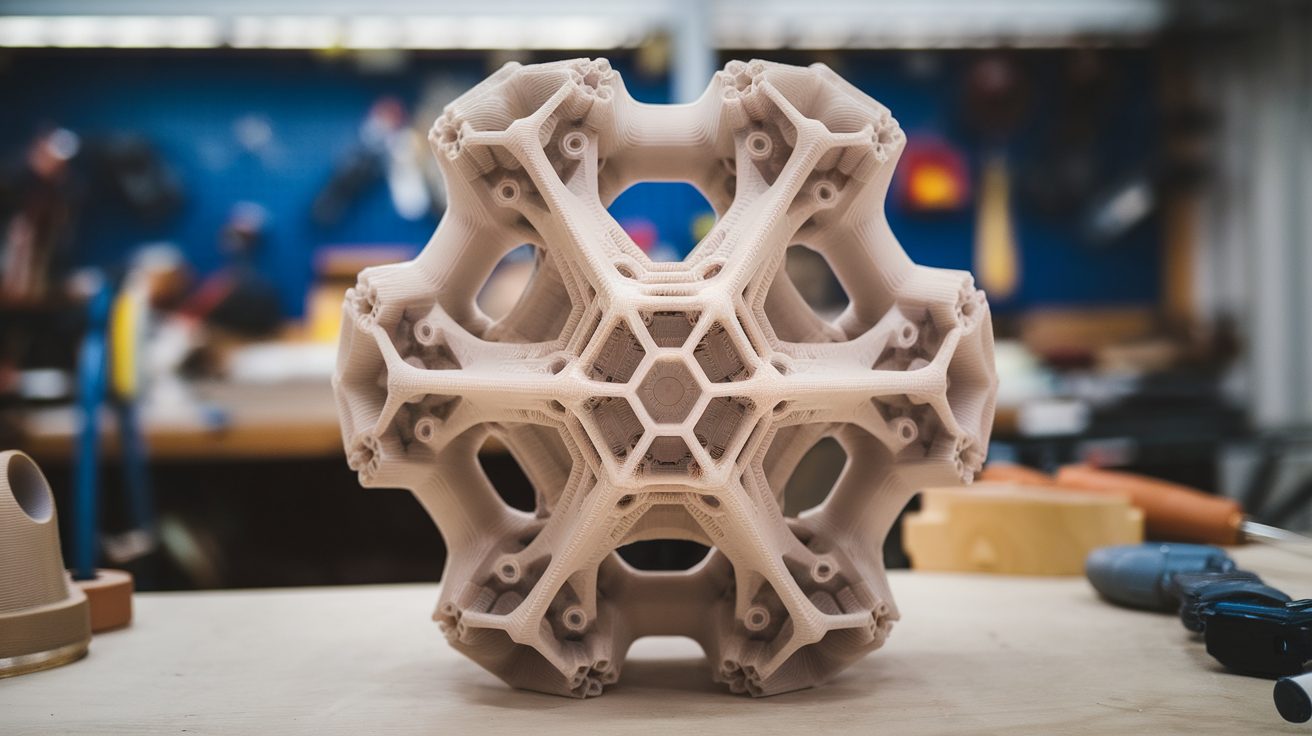 maximum bridging distance without supports fdm 3d printing - finished print closeup