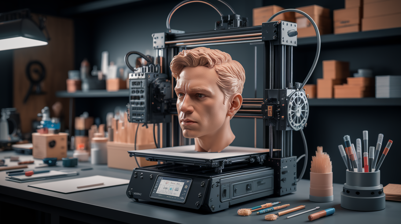 optimal 3d print density for fine-featured faces miniatures - hardware detail