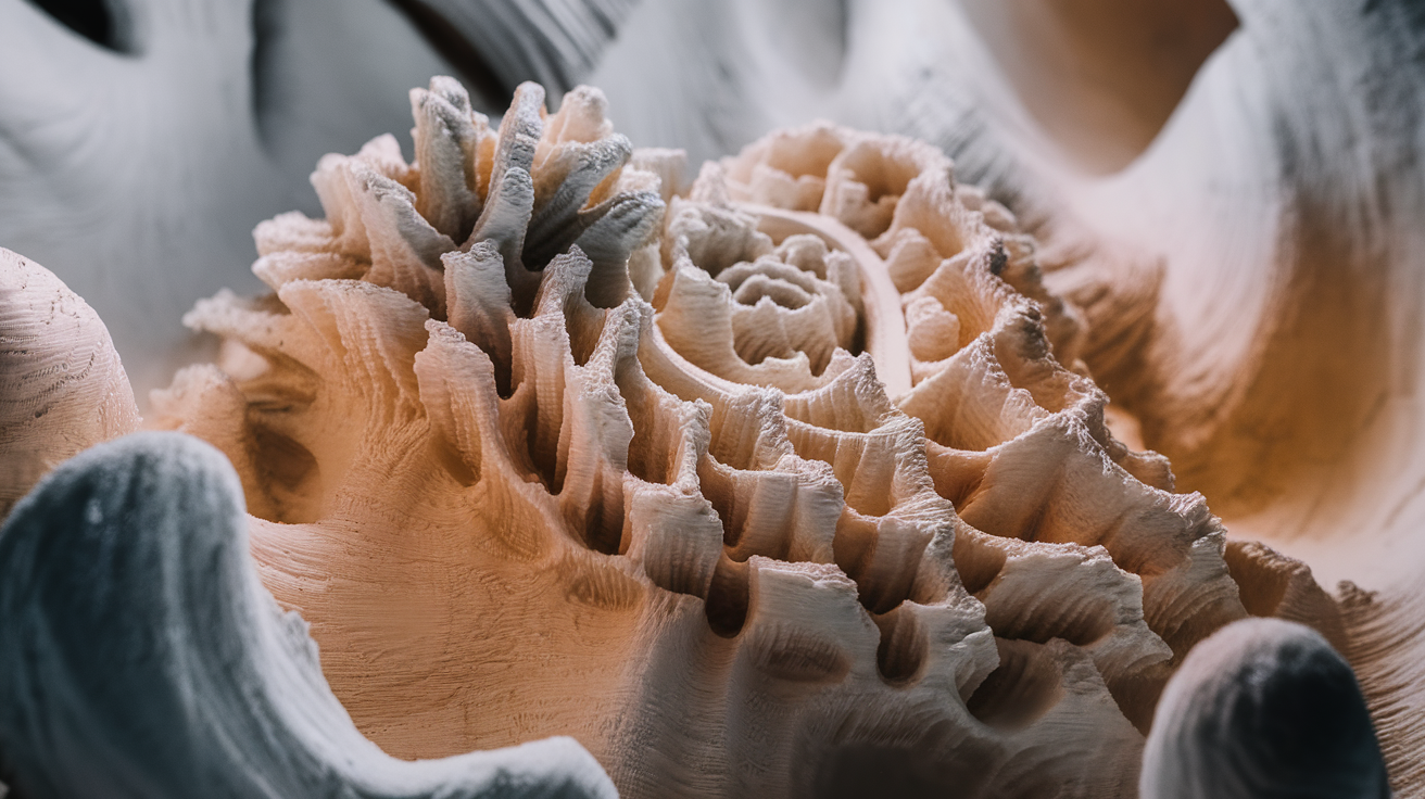 top pla - finished print closeup