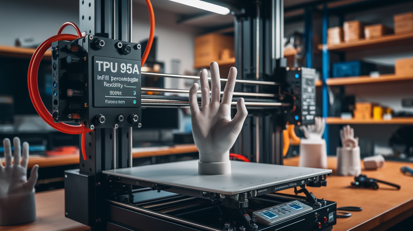 tpu 95a infill percentage flexibility - hardware detail