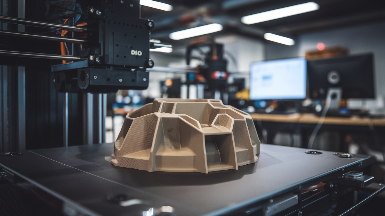 what is a direct drive extruder - finished print closeup