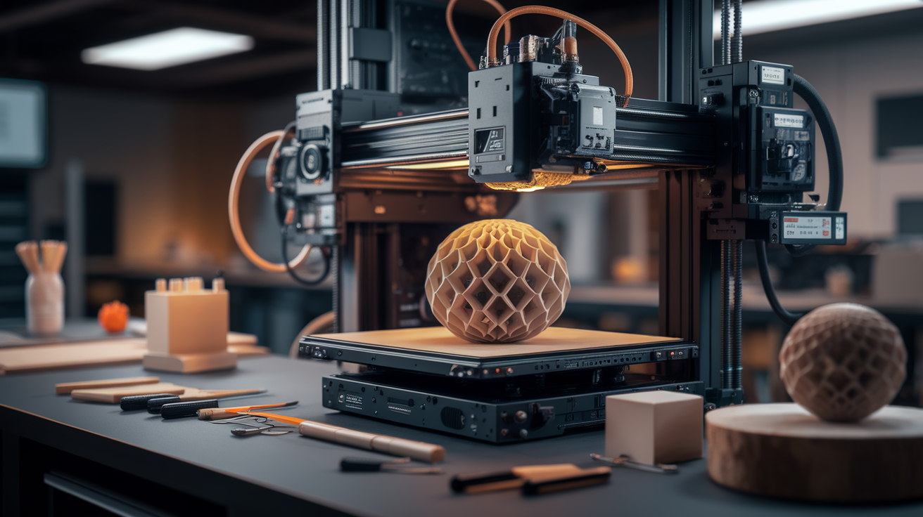 wood printing settings - hardware detail