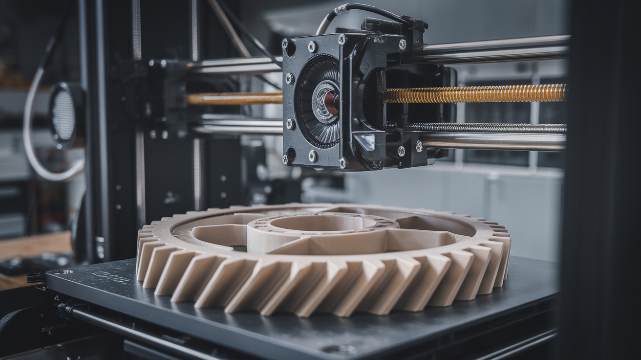 z axis lead screw needs lubrication - finished print closeup