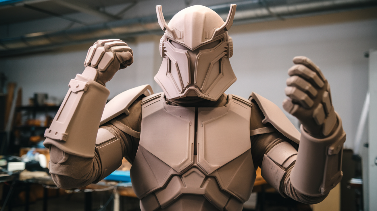 3d printing cosplay armor full size pepakura wearable build guide 2026 - hardware detail