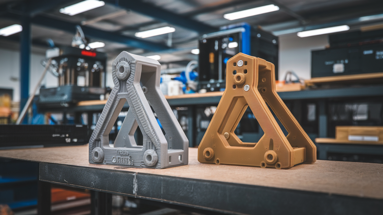 asa vs petg outdoor 12 month weathering test brackets uv comparison 2026 - hardware detail