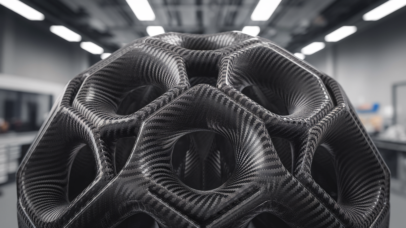 carbon fiber filament comparison - finished print closeup