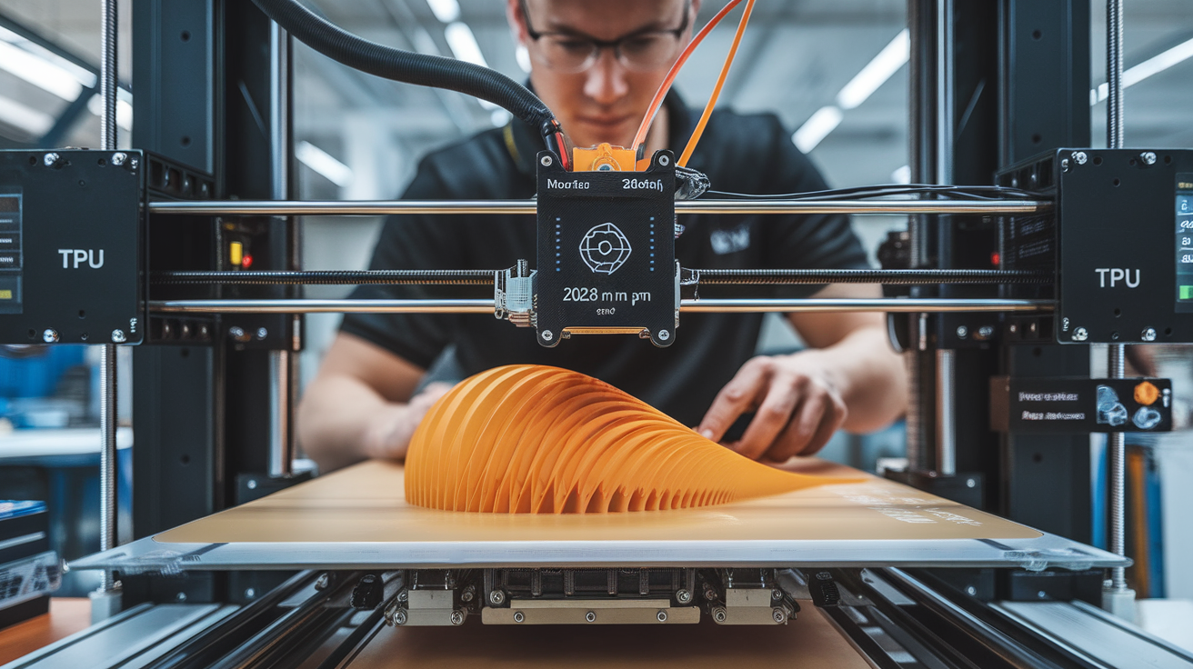 max tpu print speed test 2026 mm per second flexible filament limits - hardware detail