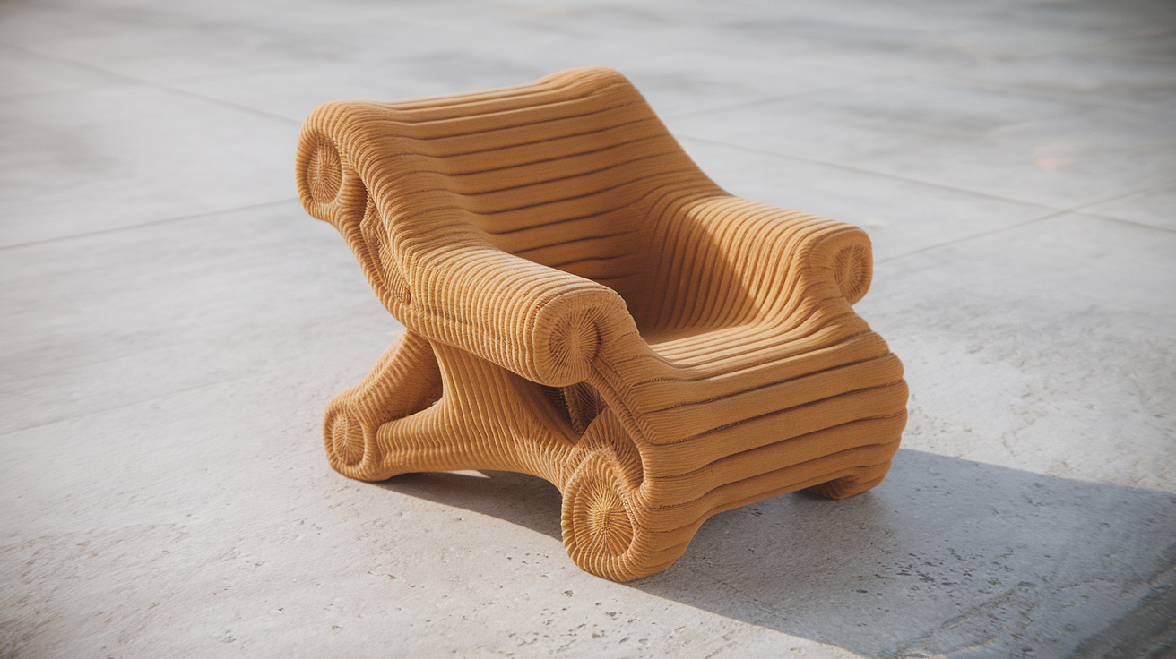 petg outdoor furniture uv resistance test long term durability comparison 2026 - finished print closeup